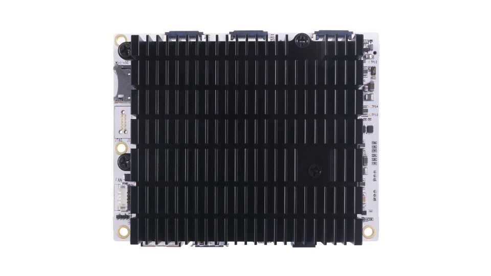 BeagleBone AI-64 back with heatsink
